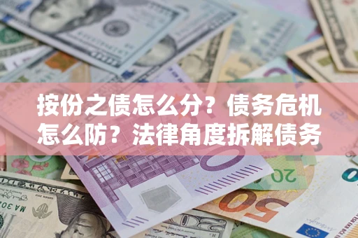 武汉按份之债怎么分？债务危机怎么防？法律角度拆解债务分配与风险自保指南