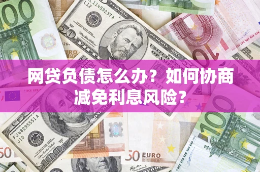 武汉网贷负债怎么办？如何协商减免利息风险？