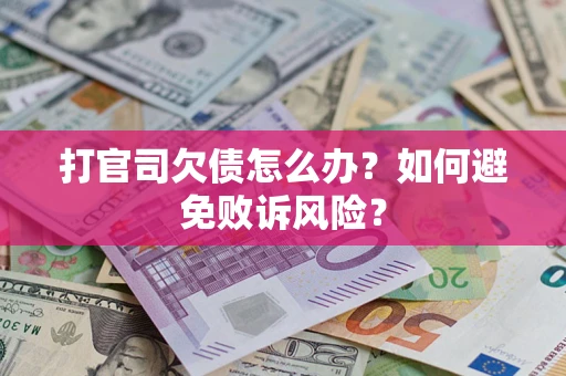 武汉打官司欠债怎么办？如何避免败诉风险？