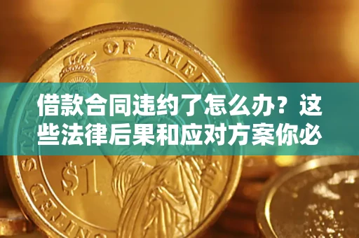 武汉借款合同违约了怎么办？这些法律后果和应对方案你必须知道