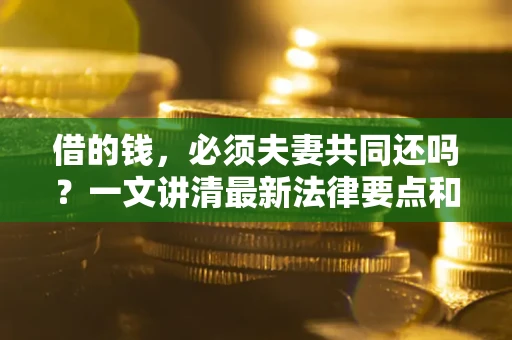 武汉借的钱，必须夫妻共同还吗？一文讲清最新法律要点和避坑指南
