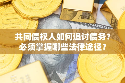 武汉共同债权人如何追讨债务？必须掌握哪些法律途径？