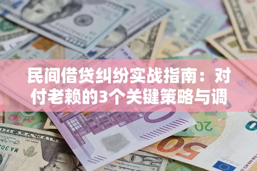 武汉民间借贷纠纷实战指南：对付老赖的3个关键策略与调解盲区解析