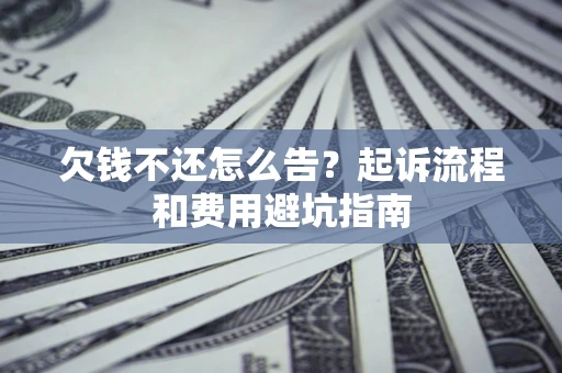 武汉欠钱不还怎么告?起诉流程和费用避坑指南 武汉欠钱不还怎么告?起诉流程和费用避坑指南
