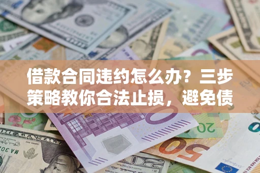 武汉借款合同违约怎么办？三步策略教你合法止损，避免债务危机升级