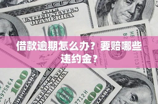 武汉借款逾期怎么办？要赔哪些违约金？