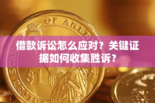 武汉借款诉讼怎么应对？关键证据如何收集胜诉？