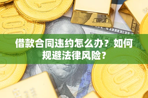 武汉借款合同违约怎么办？如何规避法律风险？