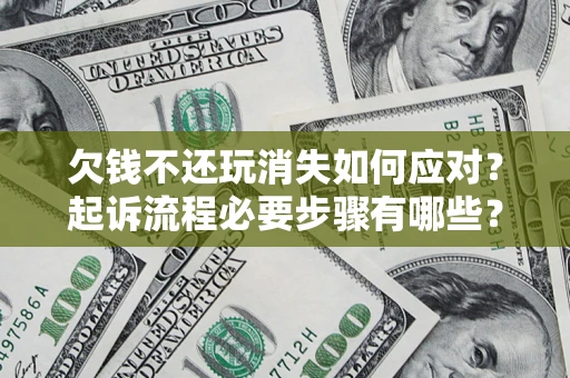武汉欠钱不还玩消失如何应对？起诉流程必要步骤有哪些？