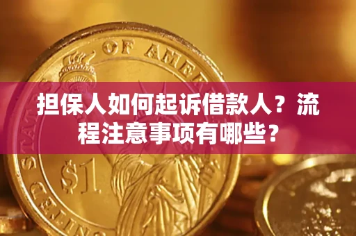 武汉担保人如何起诉借款人？流程注意事项有哪些？